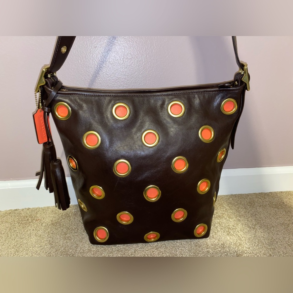 COACH shoulder bag brown - New with tags and only used once.
